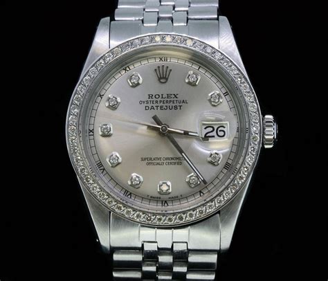 rolex oyster perpetual datejust price with diamonds|rolex datejust 36mm diamond bezel.